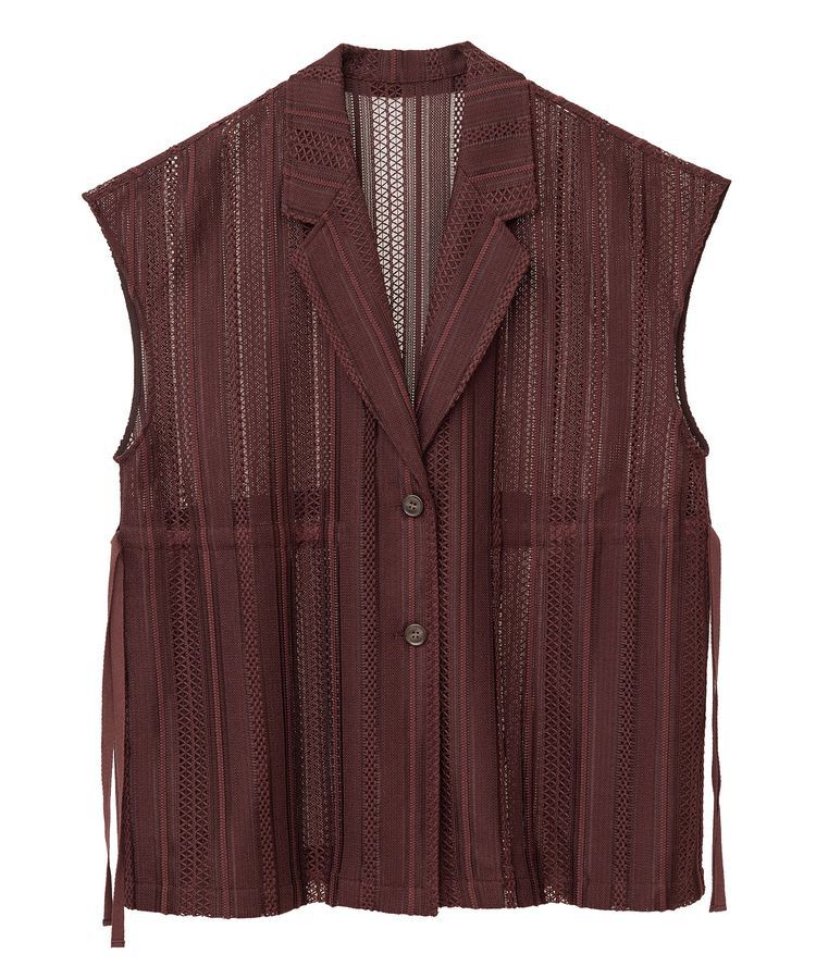 AMERICAN HOLIC「幾何学レースウエストドロストジャケット」|その他|