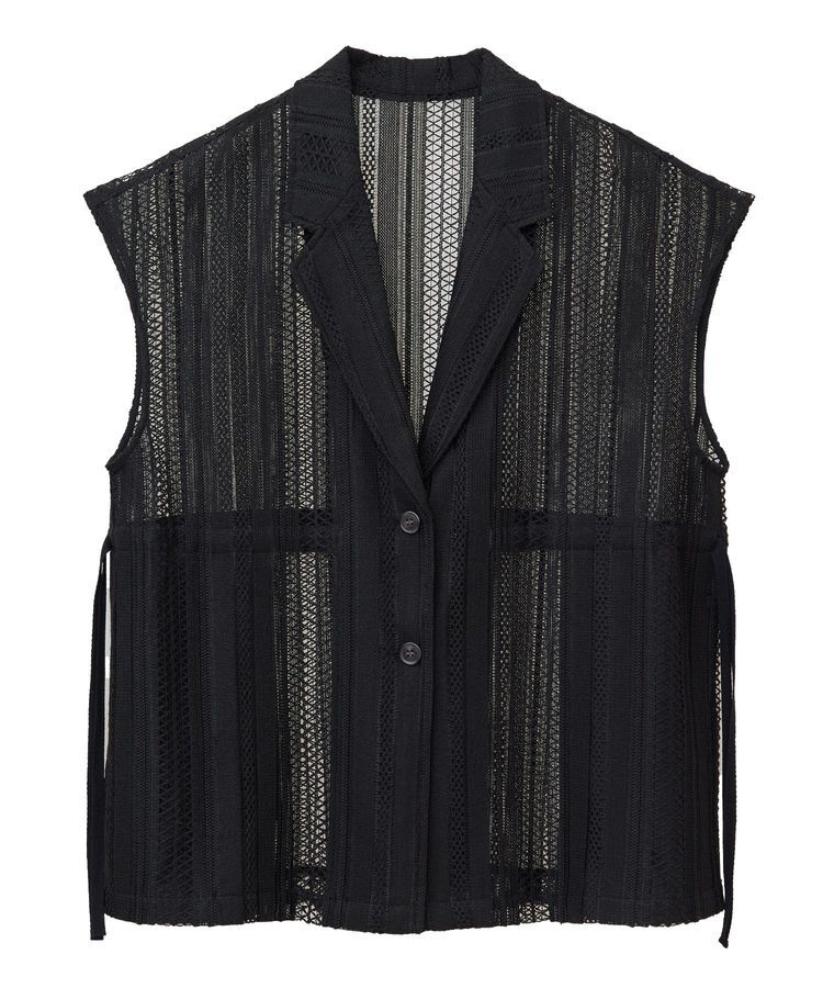 AMERICAN HOLIC「幾何学レースウエストドロストジャケット」|その他|