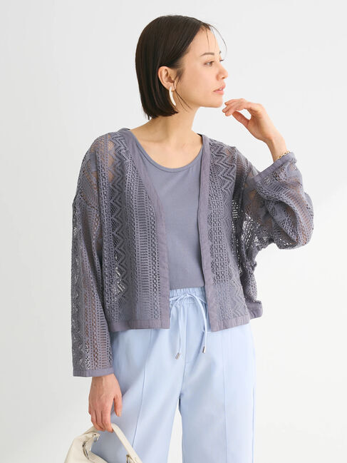 Green Parks「I　SET2点　レースカーデ+タンクトップ」|Tシャツ・カットソー|