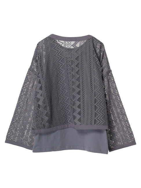 Green Parks「I　SET2点　レースカーデ+タンクトップ」|Tシャツ・カットソー|