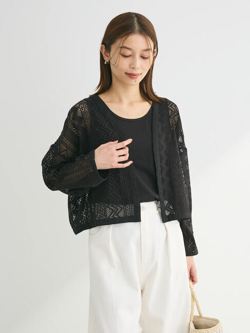 Green Parks「I　SET2点　レースカーデ+タンクトップ」|Tシャツ・カットソー|