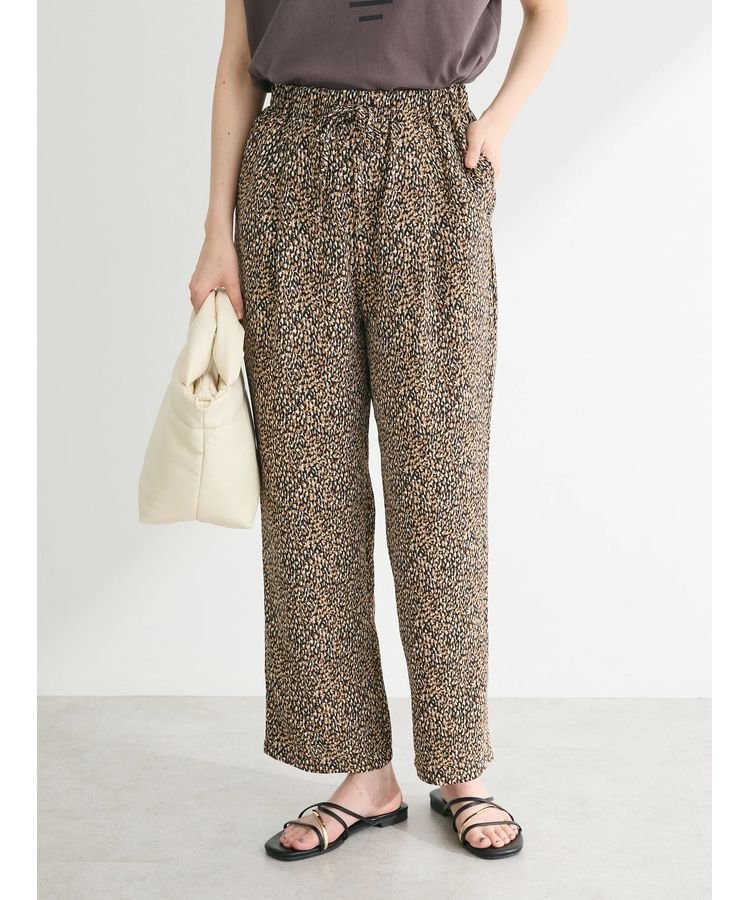 Green Parks「クリンクルテーパードイージーパンツ」|その他|Leopard