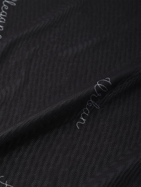 AnriettMusee「ロゴ入りチュールトップス」|Tシャツ・カットソー|