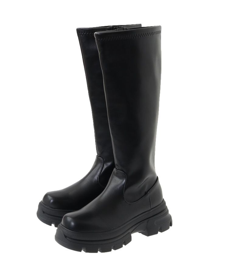 Green Parks「・minia ストレッチロングブーツ」|ロングブーツ|