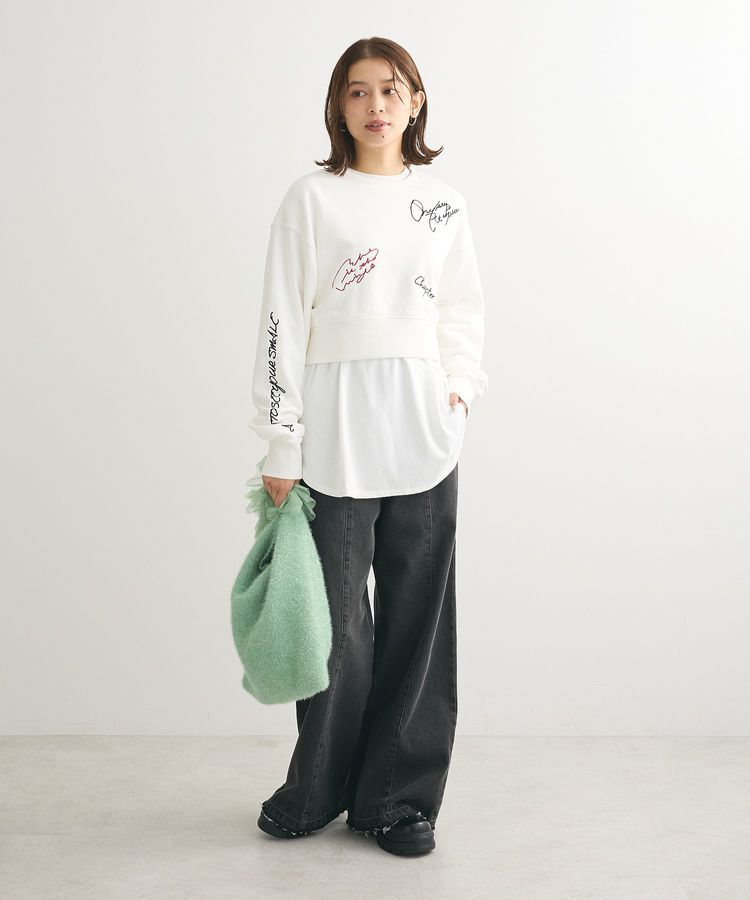 Green Parks「裾ラウンドホワイトインナー」|インナー|