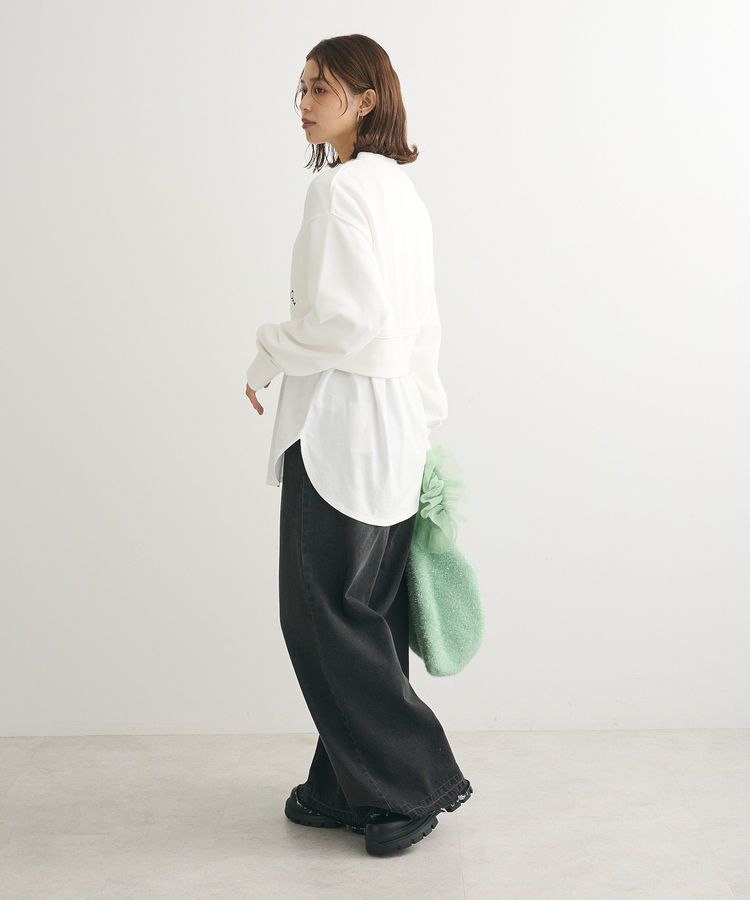 Green Parks「裾ラウンドホワイトインナー」|インナー|