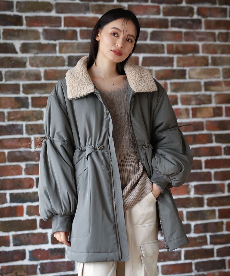 Green Parks「・swing by 中綿スタンドカラーミリタリーコート」|その他|