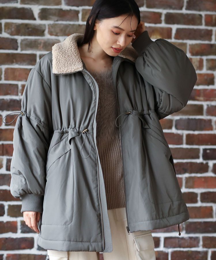 Green Parks「・swing by 中綿スタンドカラーミリタリーコート」|その他|