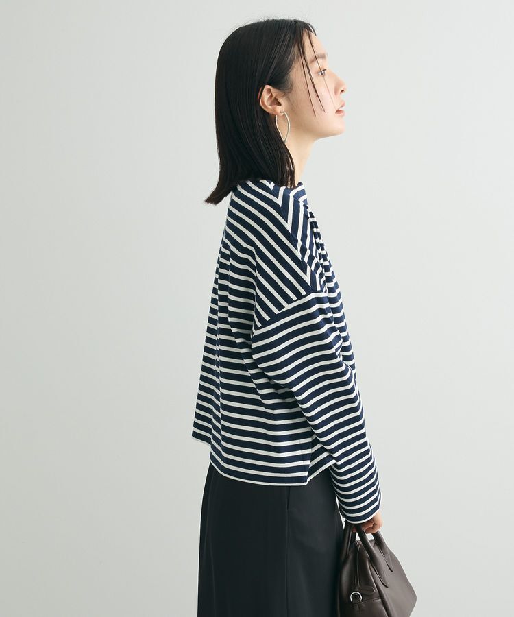 Green Parks「ボックスシルエットボーダープルオーバー」|Tシャツ・カットソー|