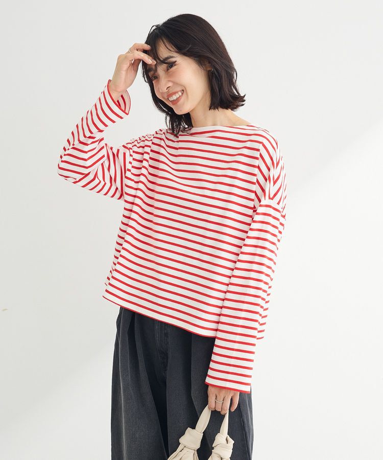 Green Parks「ボックスシルエットボーダープルオーバー」|Tシャツ・カットソー|