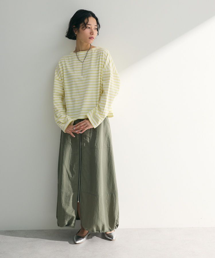 Green Parks「ボックスシルエットボーダープルオーバー」|Tシャツ・カットソー|