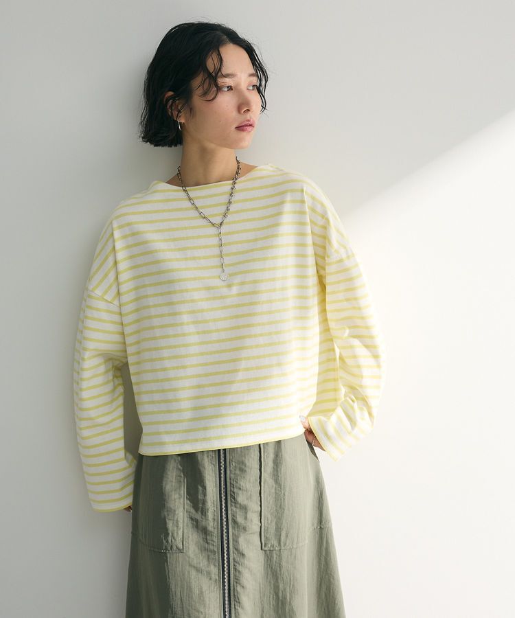 Green Parks「ボックスシルエットボーダープルオーバー」|Tシャツ・カットソー|