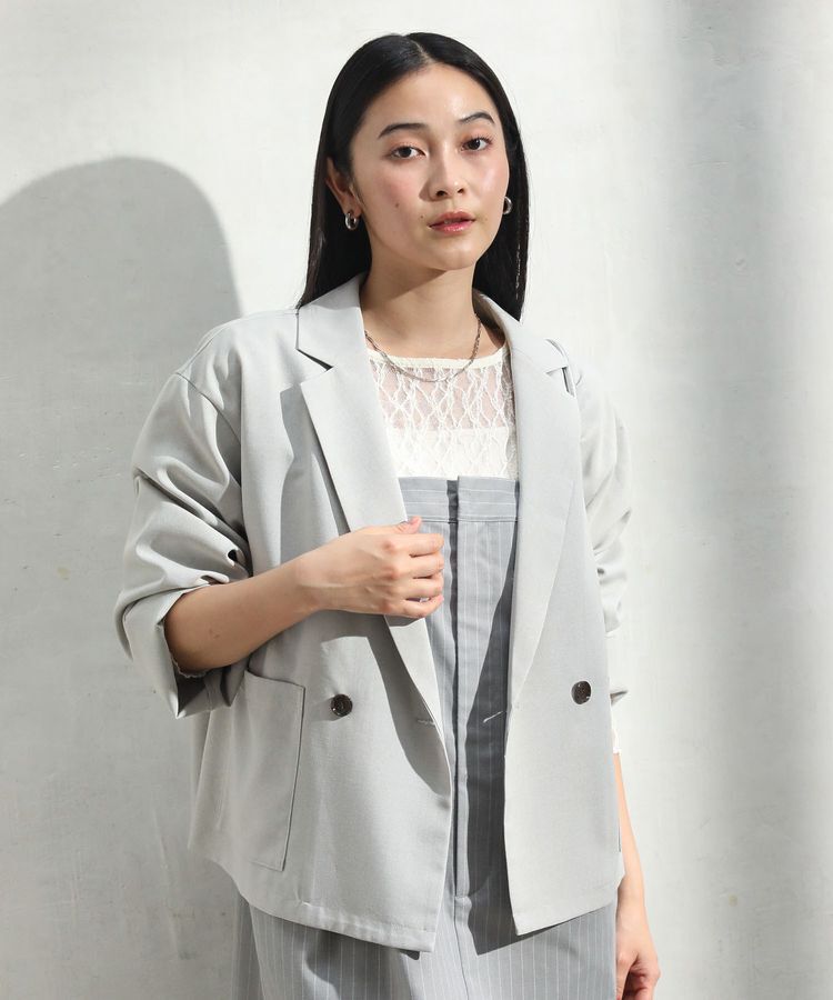 Green Parks「パネルラインレースカットプルオーバー」|Tシャツ・カットソー|