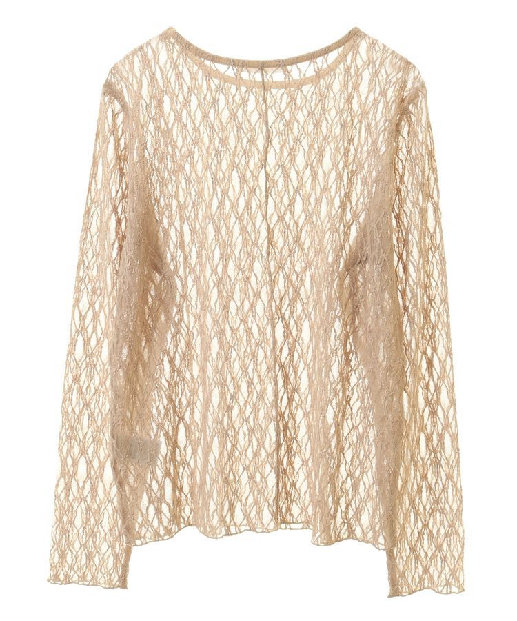 Green Parks「パネルラインレースカットプルオーバー」|Tシャツ・カットソー|