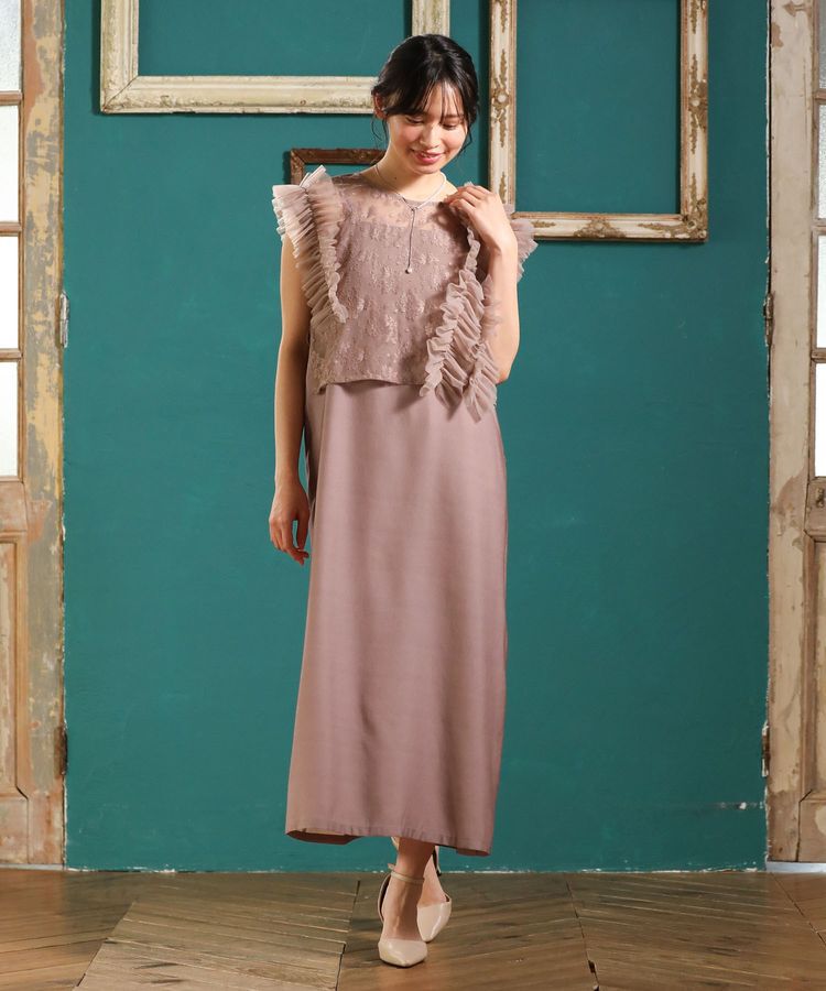 Green Parks「・Railme SET2点 レースブラウス＆ワンピース」|ワンピース|