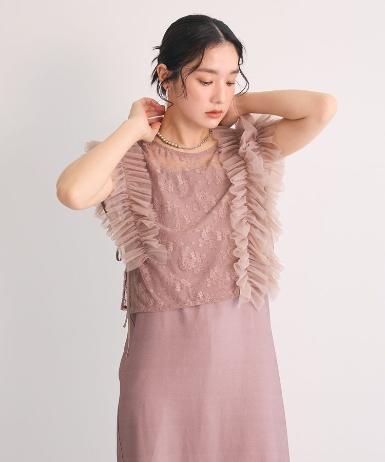 Green Parks「・Railme SET2点 レースブラウス＆ワンピース」|ワンピース|