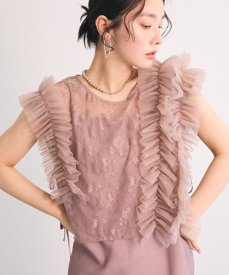 Green Parks「・Railme SET2点 レースブラウス＆ワンピース」|ワンピース|