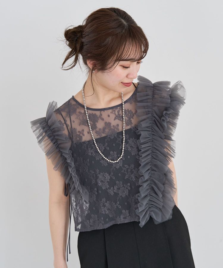 Green Parks「・Railme SET2点 レースブラウス＆ワンピース」|ワンピース|