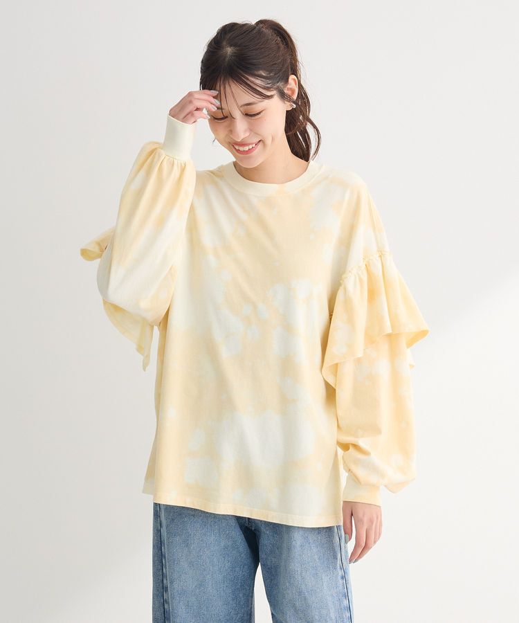 Green Parks「・SUGAR SPOON ブリーチラッフルプルオーバー」|Tシャツ・カットソー|