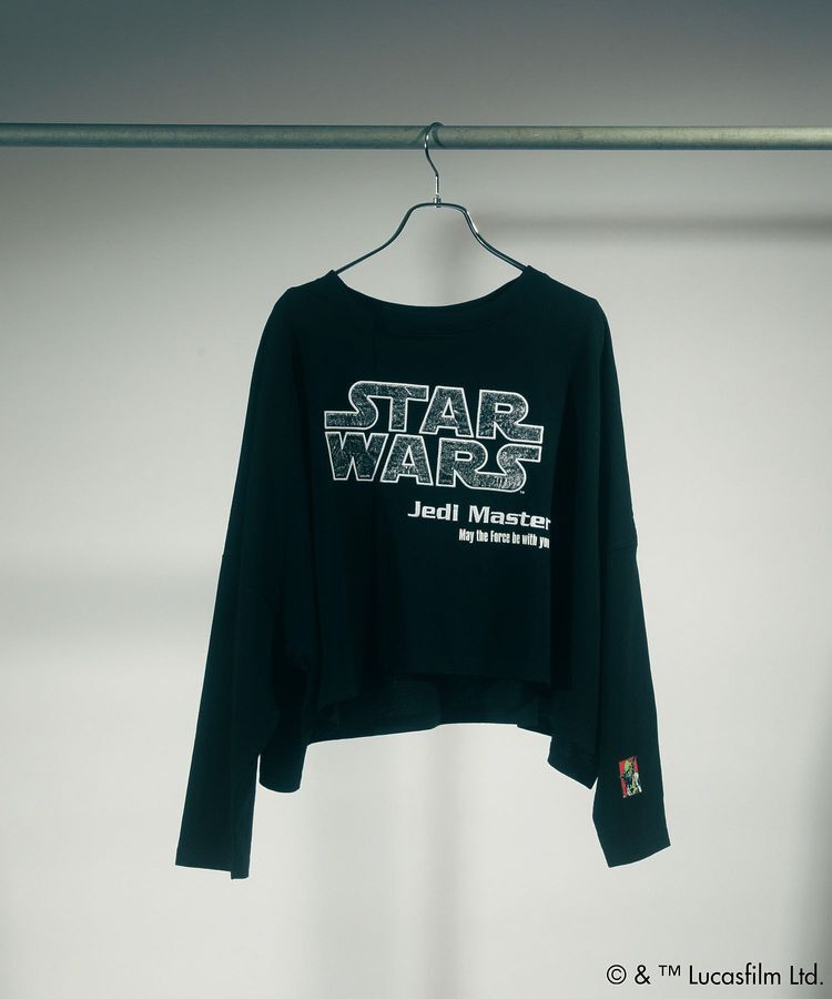 Green Parks「STAR WARS/リメイク風ロゴロンTEE」|Tシャツ・カットソー|Black