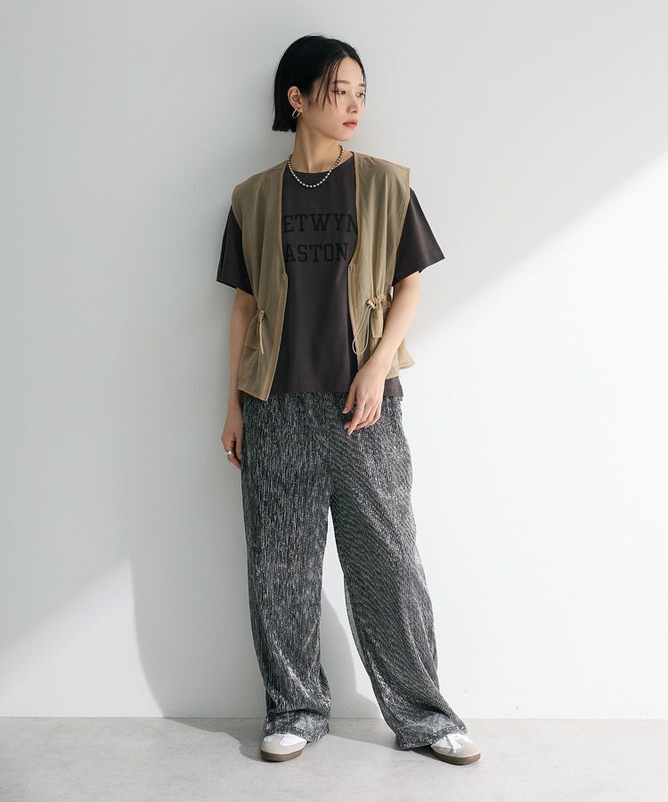 Green Parks「汗染み防止カレッジロゴボックスTシャツ」|Tシャツ・カットソー|