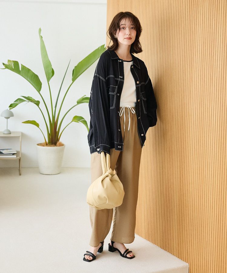 Green Parks「・ELENCARE DUE カラーステッチシアーGジャン」|テーラードジャケット|