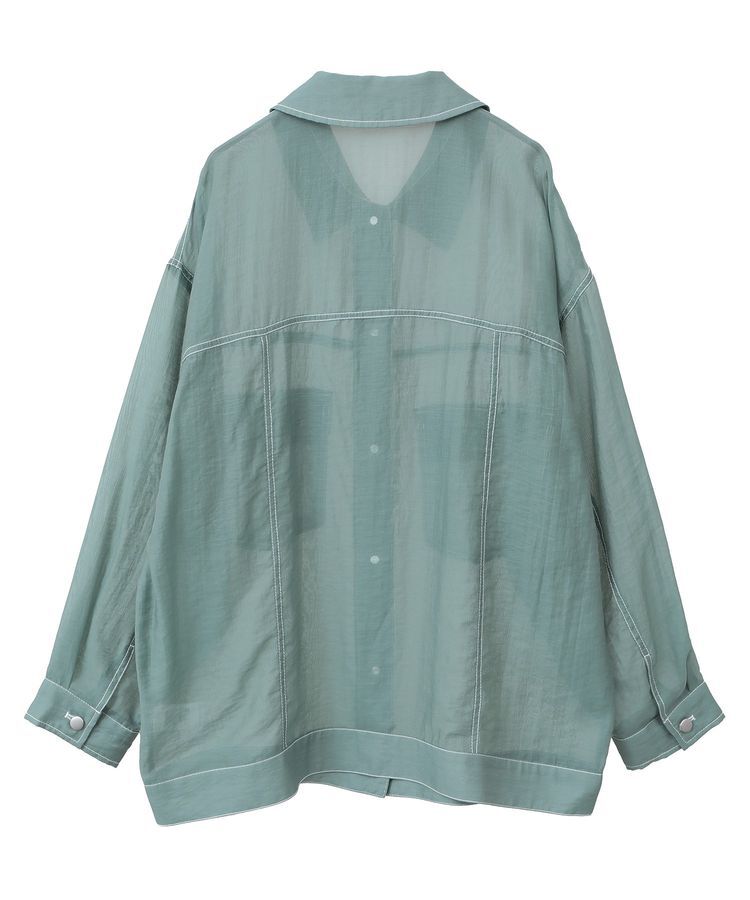 Green Parks「・ELENCARE DUE カラーステッチシアーGジャン」|テーラードジャケット|