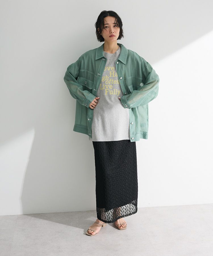 Green Parks「・ELENCARE DUE カラーステッチシアーGジャン」|テーラードジャケット|