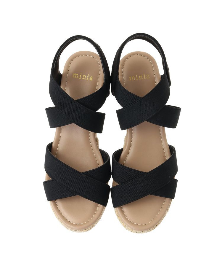 Green Parks「・minia ゴムウェッジサンダル」|サンダル|