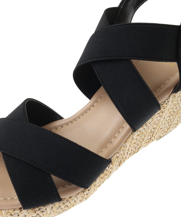 Green Parks「・minia ゴムウェッジサンダル」|サンダル|