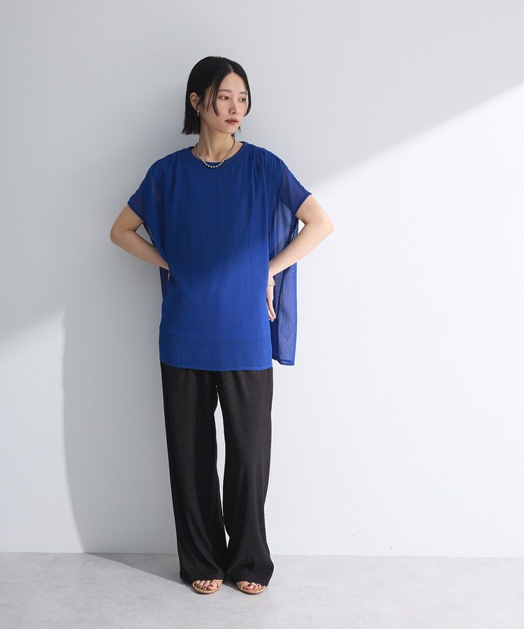 Green Parks「楊柳ドッキングフレンチプルオーバー」|Tシャツ・カットソー|