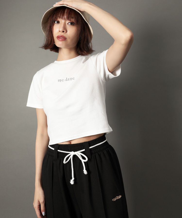 Green Parks「me Jane/ロゴコンパクトTシャツ」|Tシャツ・カットソー|