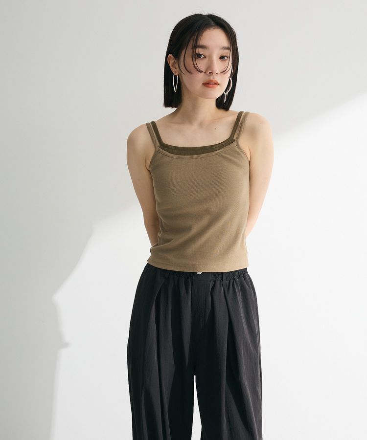 Green Parks「・Petit Fleur レイヤードキャミ(カップ付)」|インナー|