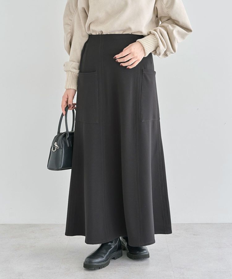 Green Parks「・ELENCARE DUE サイドポケットフレアスカート」|フレア|
