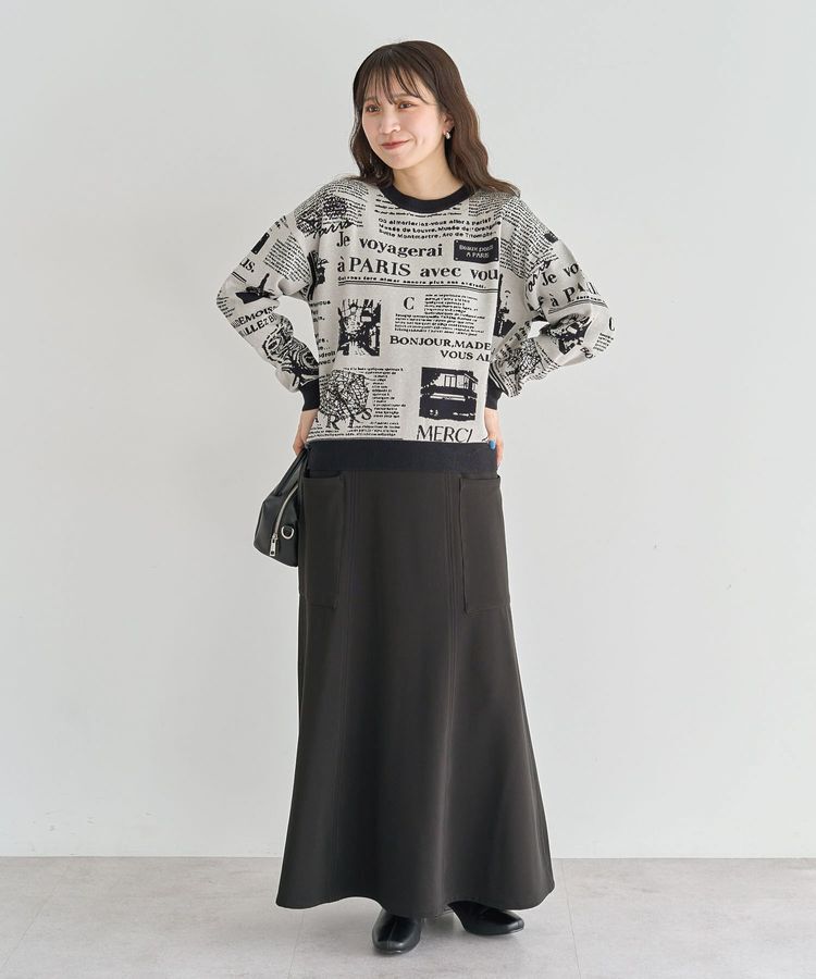 Green Parks「・ELENCARE DUE サイドポケットフレアスカート」|フレア|