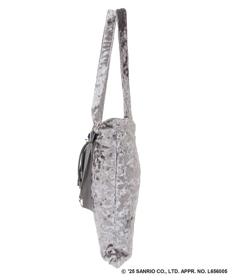 Green Parks「チャーム付きベロアバック」|トートバッグ|