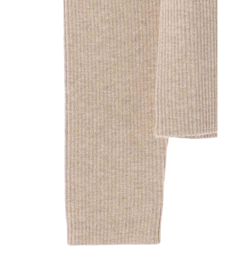 YECCA VECCA「クルーネックリブ編みニット」|ニット・セーター|