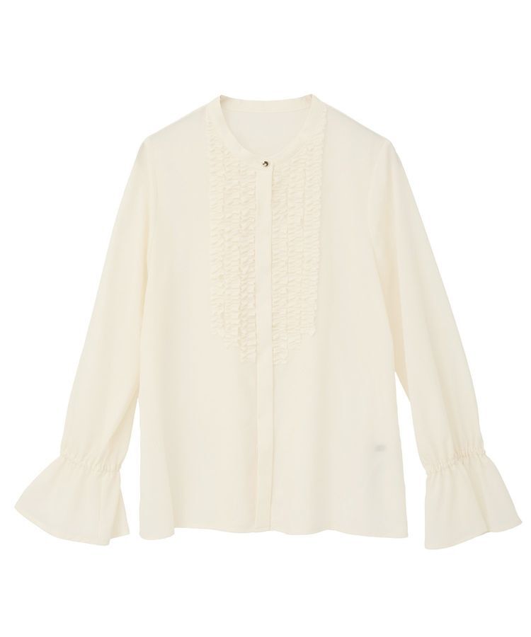 YECCA VECCA「フリルデザインブラウス」|シャツ・ブラウス|