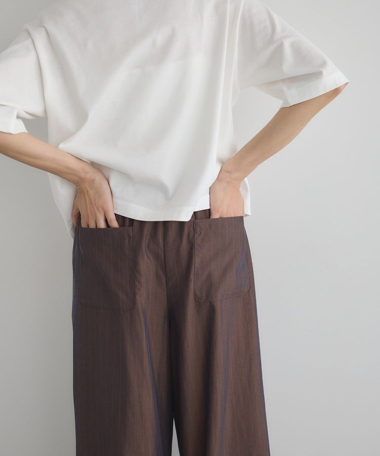 GARAGE OF GOOD CLOTHING「【日本製】ストライプイージーロングパンツ」|その他|