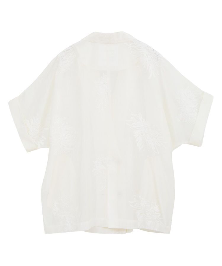 GARAGE OF GOOD CLOTHING「シアー刺繍半袖ジャケット」|テーラードジャケット|