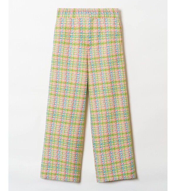 LOULOU WILLOUGHBY「【LOULOU WILLOUGHBY】NEONツイードワイドパンツ」|その他|
