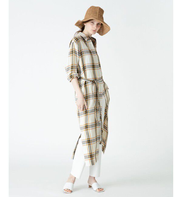 allureville「リオペルチェックシャツワンピース」|ワンピース|