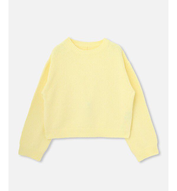 allureville「エアリーループバックスリットプルオーバー」|ニット・セーター|