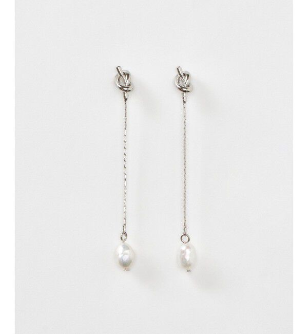 allureville「淡水パールスイングピアス」|ピアス|シルバー