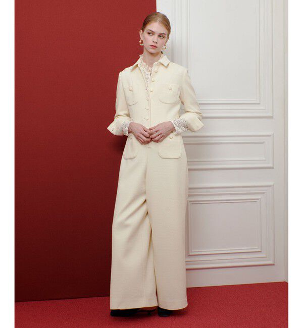 LOULOU WILLOUGHBY「【LOULOU WILLOUGHBY 】ツイードオールインワン」|オールインワン|