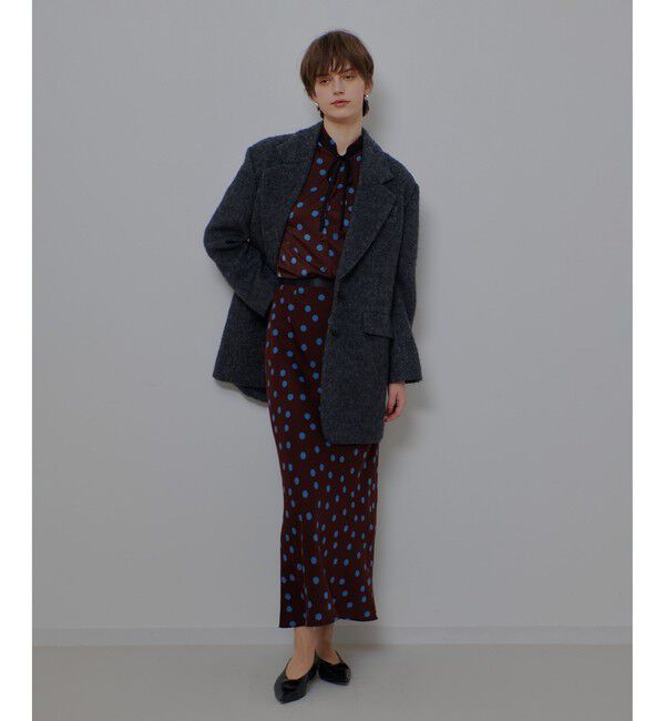 allureville「コインドットナロースカート」|スカート|