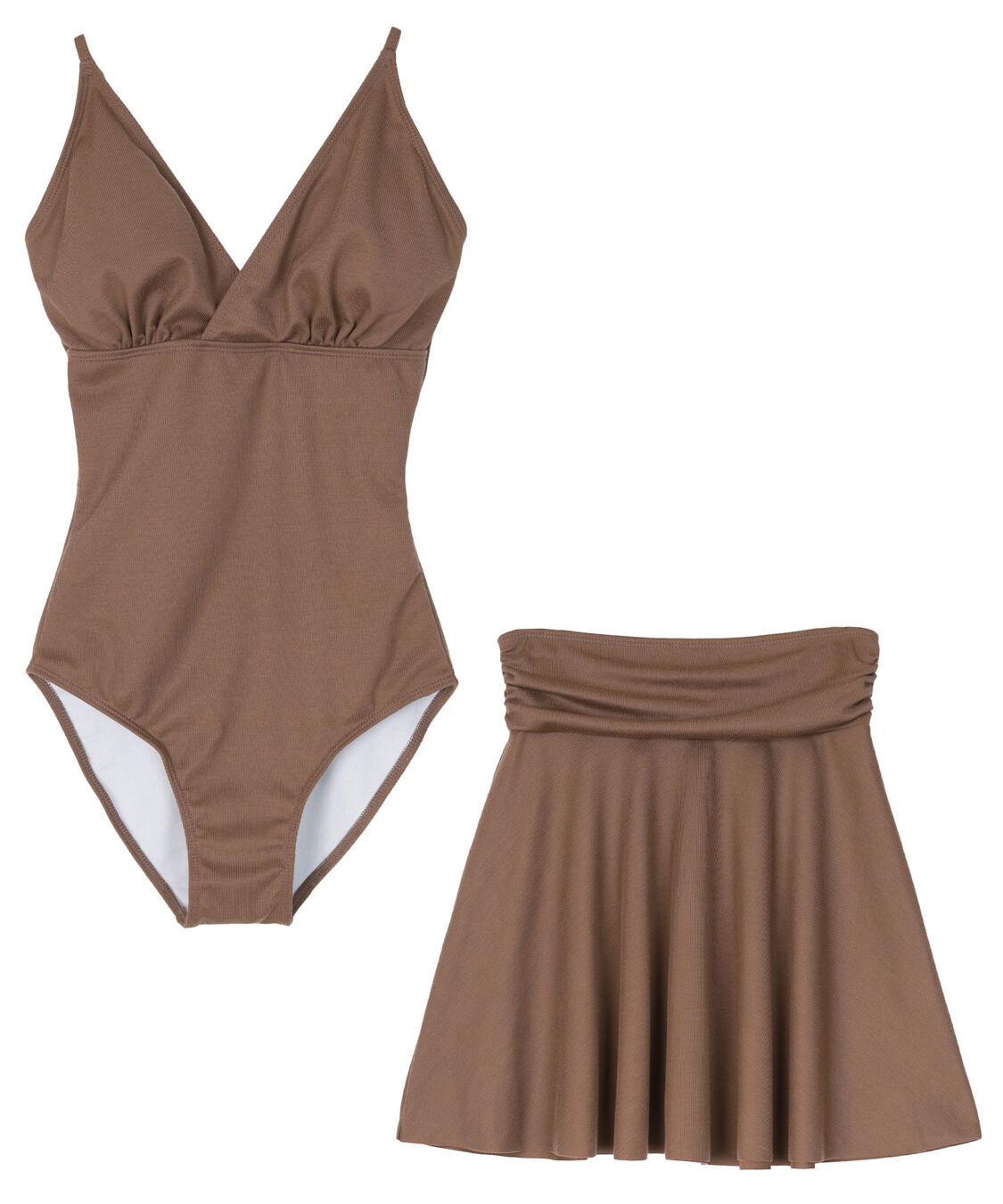 SEA DRESS「スカート付Vネックワンピース」|ビキニ|