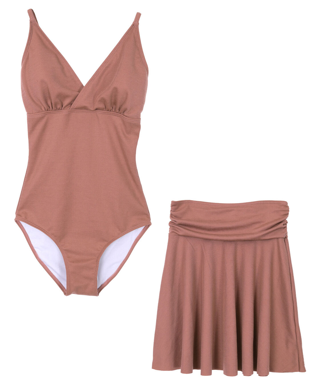 SEA DRESS「スカート付Vネックワンピース」|ビキニ|