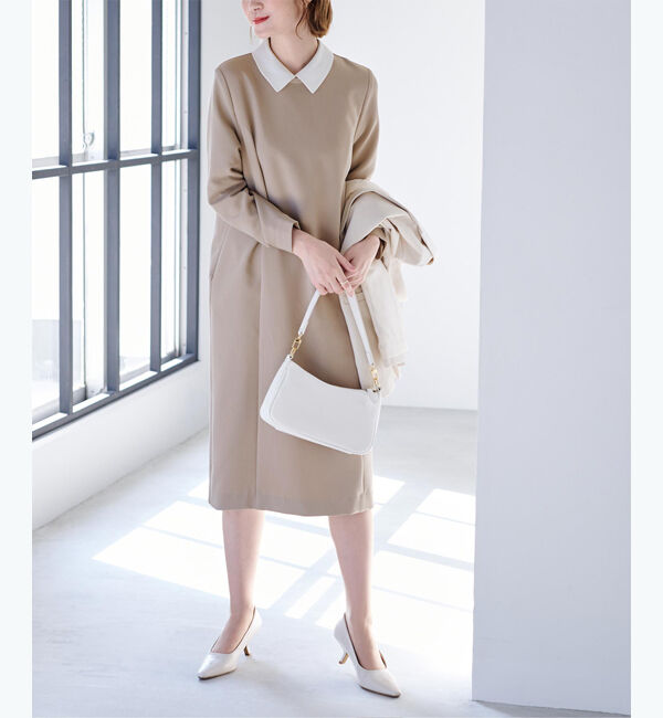 ur's「襟付Iラインワンピース」|ワンピース|