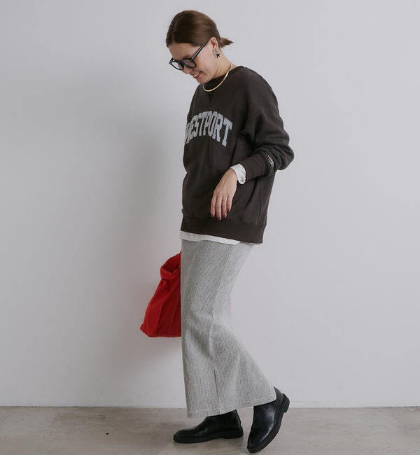  「【低身長・高身長対応】ストレッチコールスカート」|スカート|